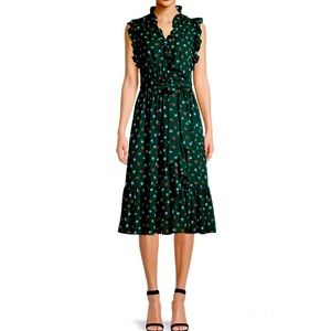Kate Spade blackberry ruffle wrap dress | size 6